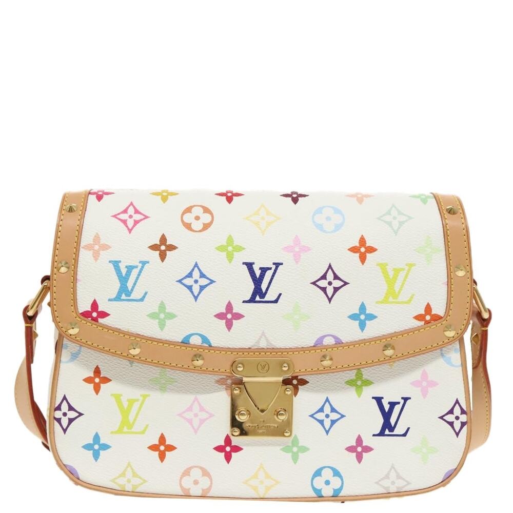 Louis Vuitton Monogram Multicolor Sologne Shoulder Bag White